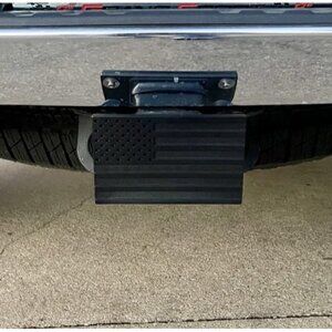 Aluminum Trailer Hitch Cover, Heavy Duty 2 Inch Tow Rear Receivers Plug Cover